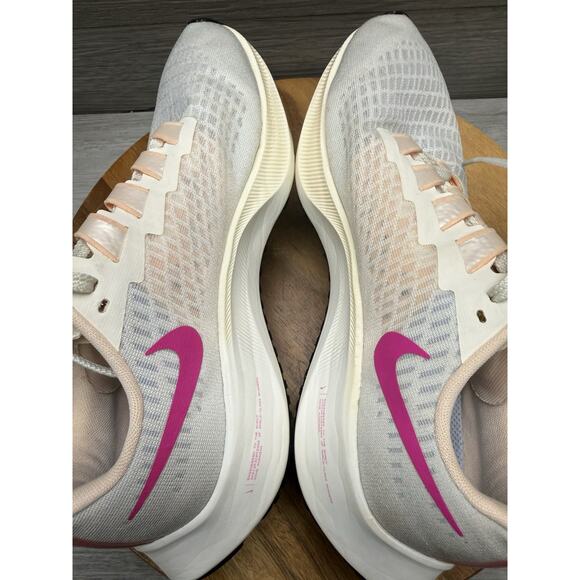 Nike Air Zoom Pegasus 37 Ivory/Ghost Running (BQ9647-102) Women Size 8 - Picture 7 of 10